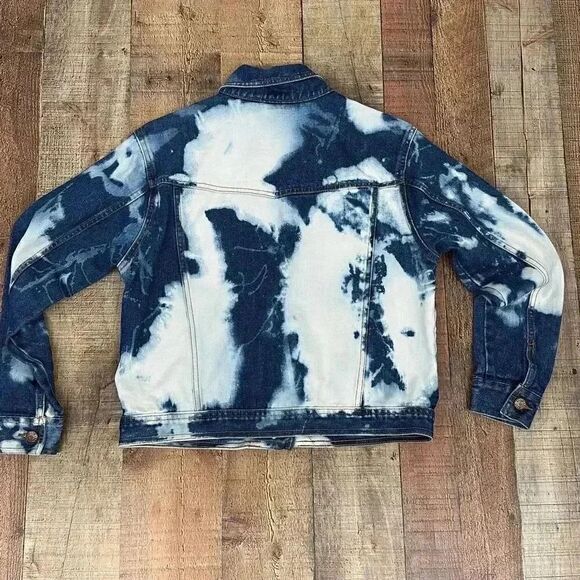 Vintage Bill Blass Bleached Denim Jacket - Picture 6 of 8